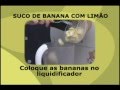 Receita e benefcios suco de banana com limo  sade brasil