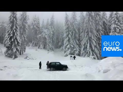 2019 kicks off with extreme weather as heavy snow blankets large parts of Europe
