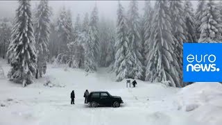 2019 kicks off with extreme weather as heavy snow blankets large parts of Europe