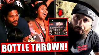 Jorge Masvidal ALTERCATION and BOTTLE THROWN at Nate Diaz fans! GSP on Khamzat Chimaev vs Whittaker