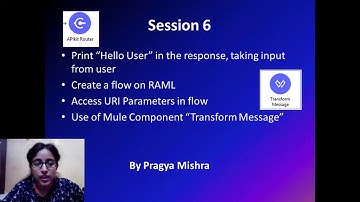 MuleSoft 4 Session 6 ||  Creating Flow on RAML, Transform Message, URI Parameter