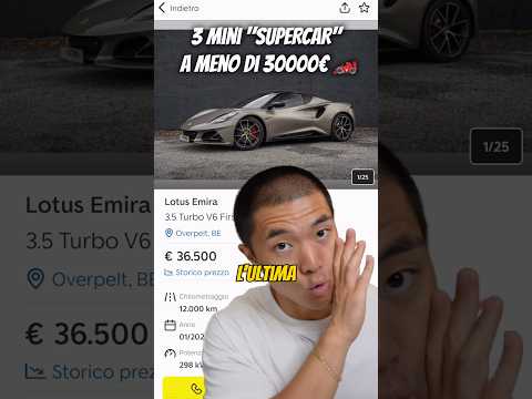 Video 3 supercars a meno di 30.000€