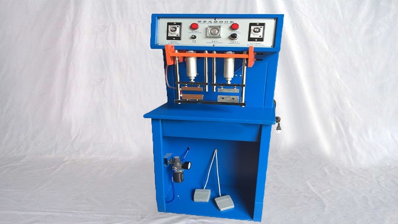 toothpaste laminated tubes heat sealer manual simple type pneumatic