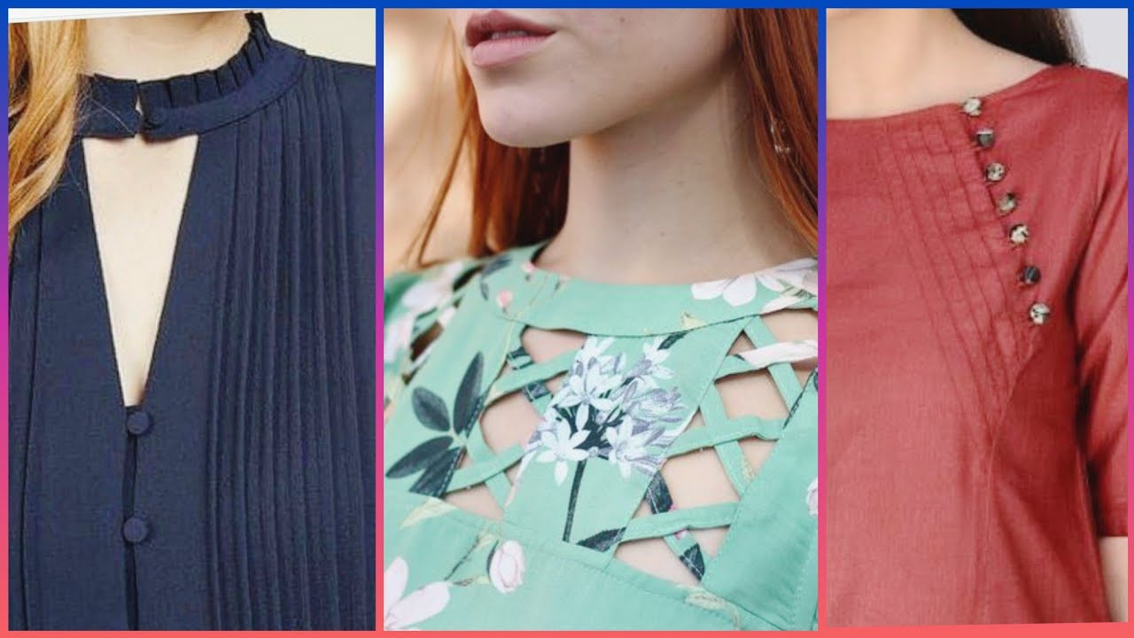 Top Stylish Neck Designs For Summer Dresses 2019