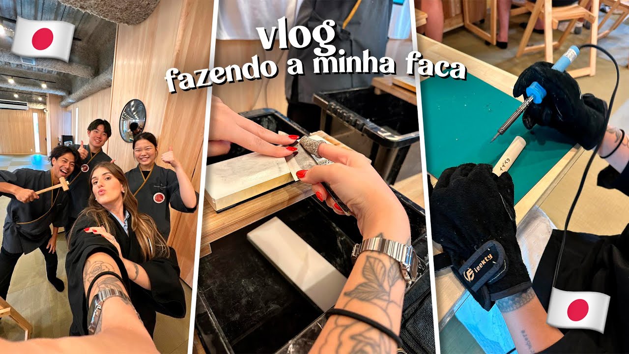 Fazendo minha própria faca em ASAKUSA, Tokyo 🇯🇵