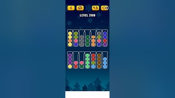 Ball sort level 3109