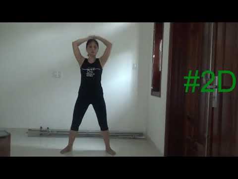 Bài tập khởi động aerobic giúp làm nóng cơ thể trước khi tập luyện - bài 2D