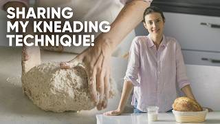 Sharing My Kneading Technique – The Secret to Perfect Sourdough! 🤲🍞