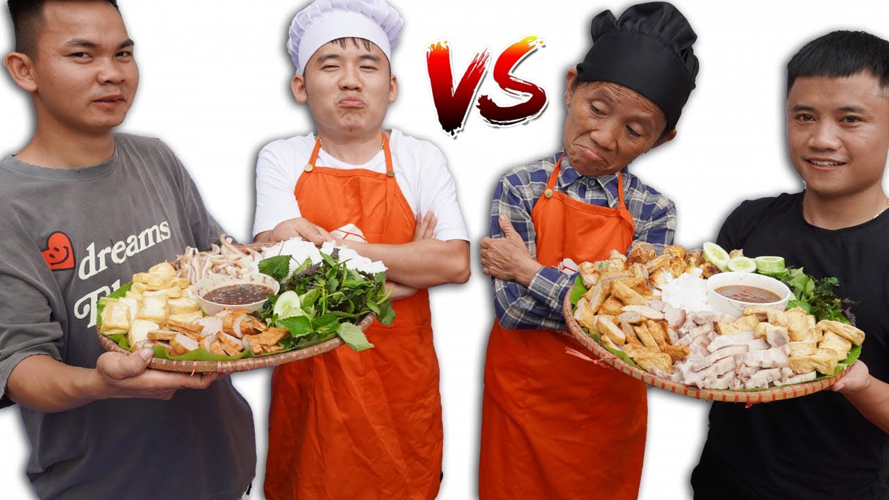 Hưng Vlog –  Đại Chiến Vua Đầu Bếp Với Mẹ Bà Tân Vlog Và Cái Kết | Vua Bún Đậu Mắm Tôm