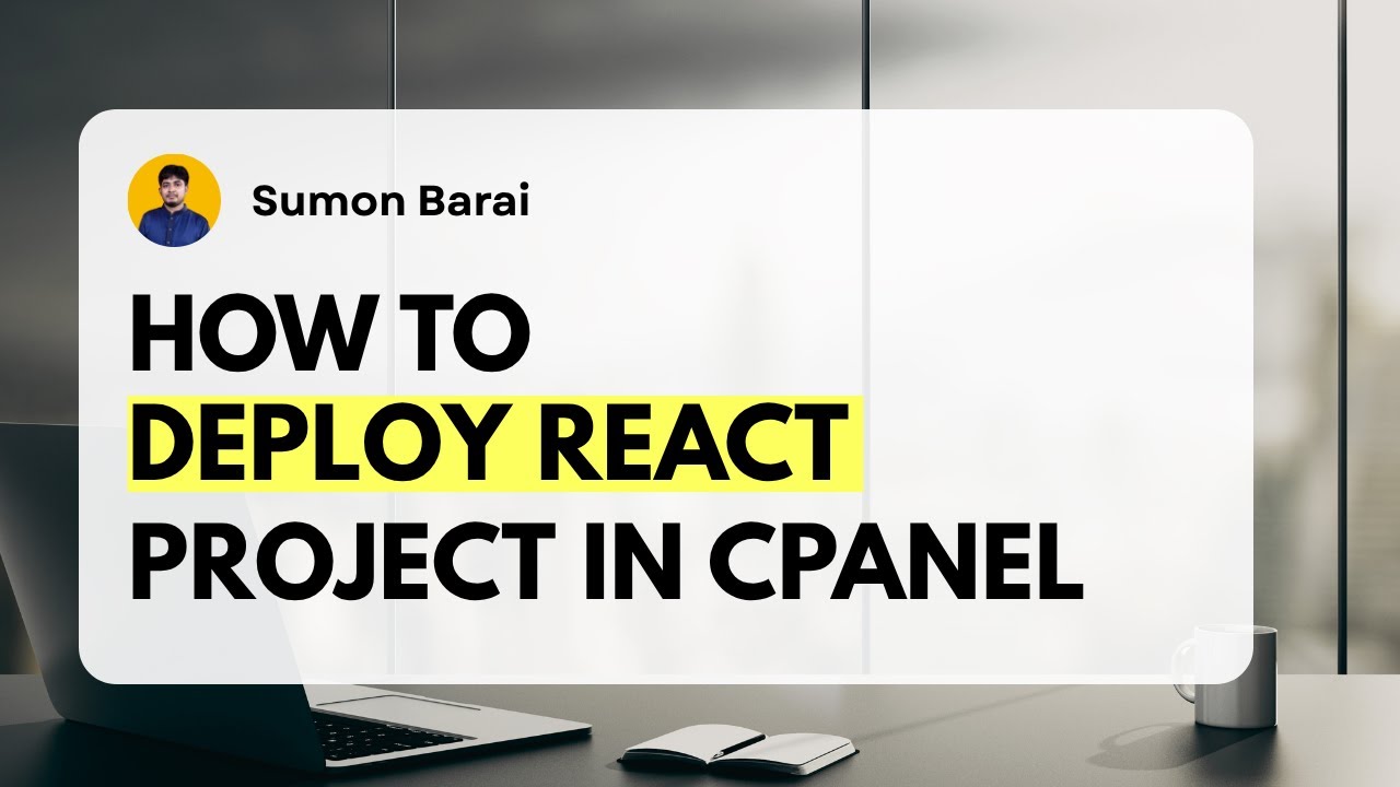 How to deploy react project in cpanel - YouTube