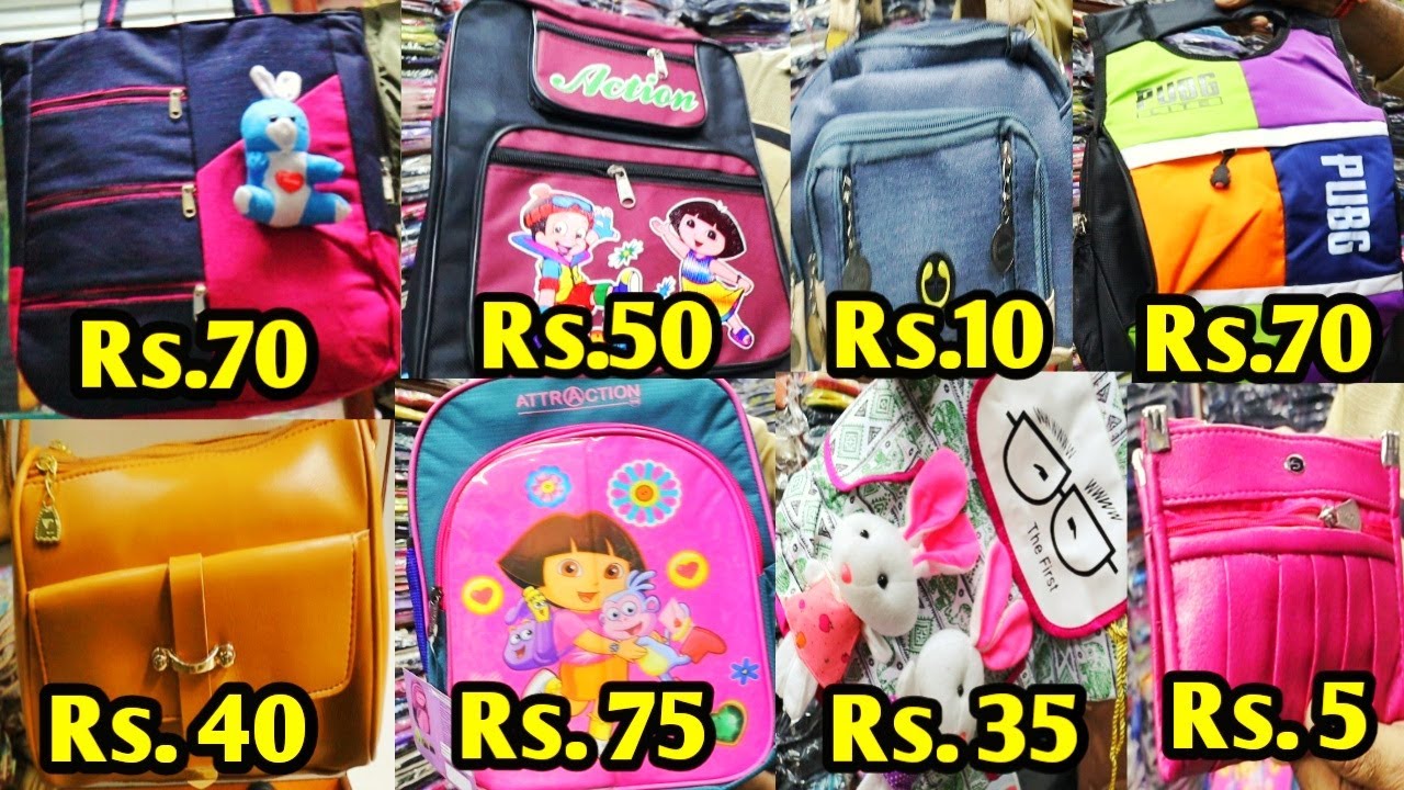 rs.5 முதல் அணைத்து வகையான bags கிடைக்கும்,wholesale market price bags