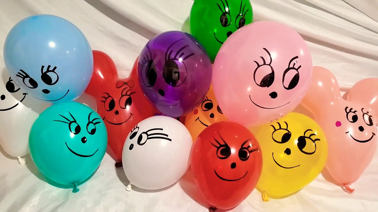 FUNNY SILLY FACE BALLOONS POP PART 8!!! YouTube