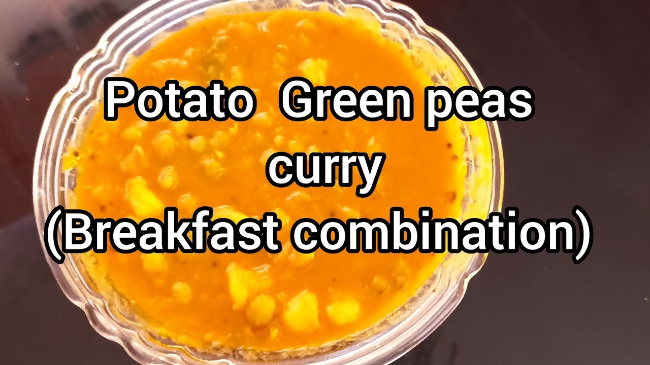 potato green peas curry.. YouTube