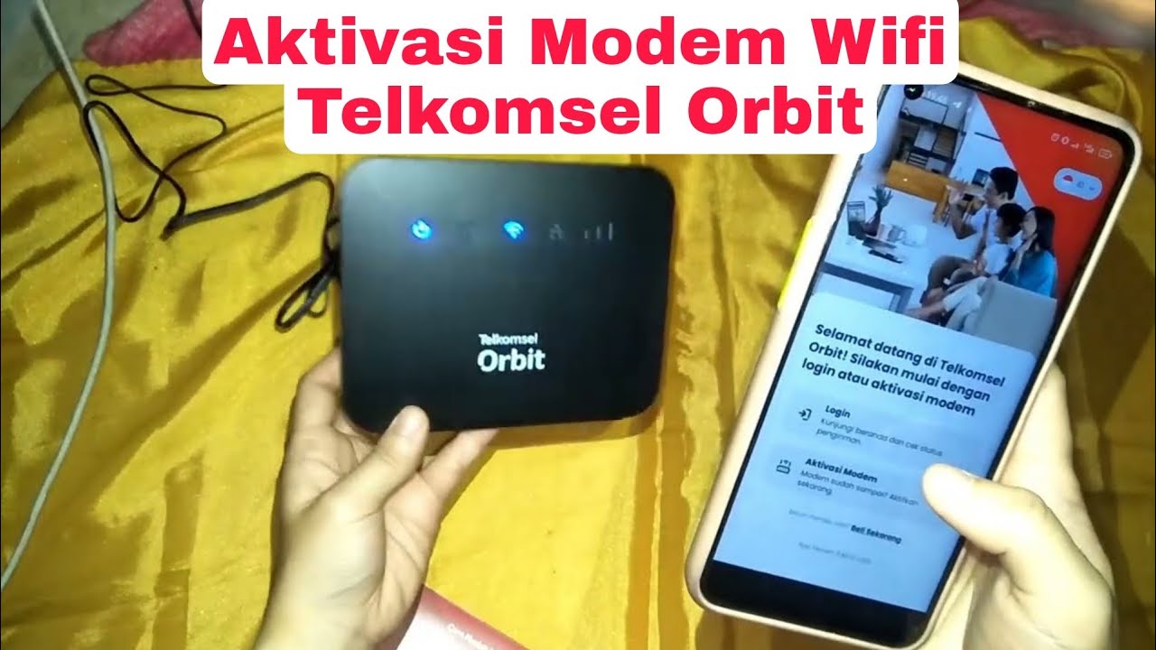 CARA AKTIVASI MODEM WIFI TELKOMSEL ORBIT - YouTube