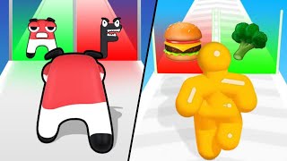 Alphabet Run Letter Ga | Tall Man Run / All Level Gameplay: Android,iOS - New APK Mod Version screenshot 1