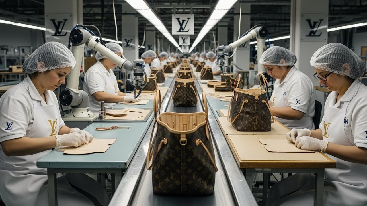Inside a Modern Louis Vuitton Factory: From Cow Skin To Luxury Bags (Full Process)