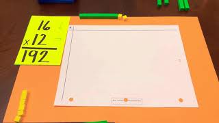 Multiplying using Base 10 Blocks