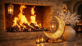Relaxing Eid al fitr Fireplace🌙 Tv art Screensaver أجمل خلفية شاشة العيد | عيد مبارك سعيد screenshot 3