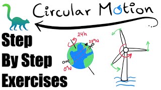 Circular Motion - 3 Real Life Problems.
