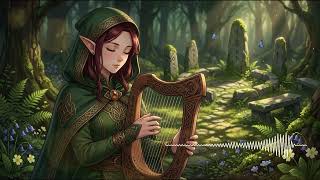 Celtic Fantasy Music - Gentle Forest Harp Echoes in a Medieval World / Work & Study, Relaxation