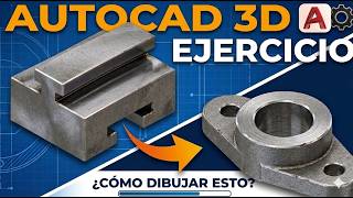 Cómo Dibujar Piezas Mecánicas en AutoCAD 3D (Paso a Paso 2026) screenshot 3