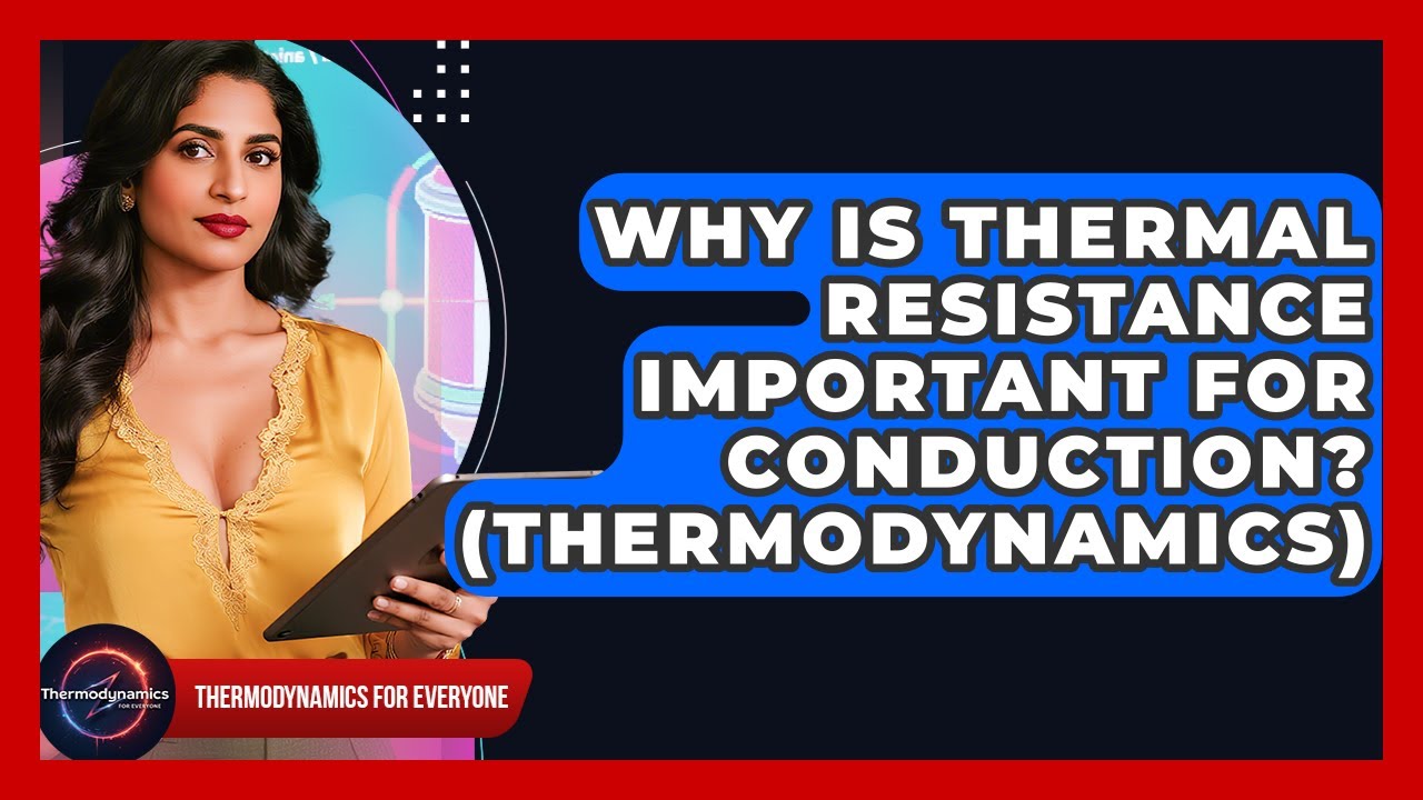 Why Is Thermal Resistance Important For Conduction? (Thermodynamics) - Thermodynamics For Everyone
