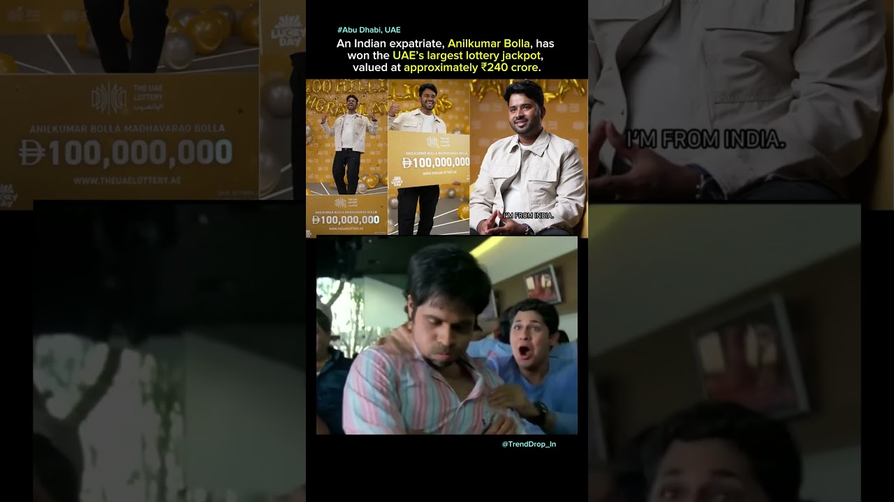 🇮🇳 Indian Wins UAE’s Biggest Lottery! 💰