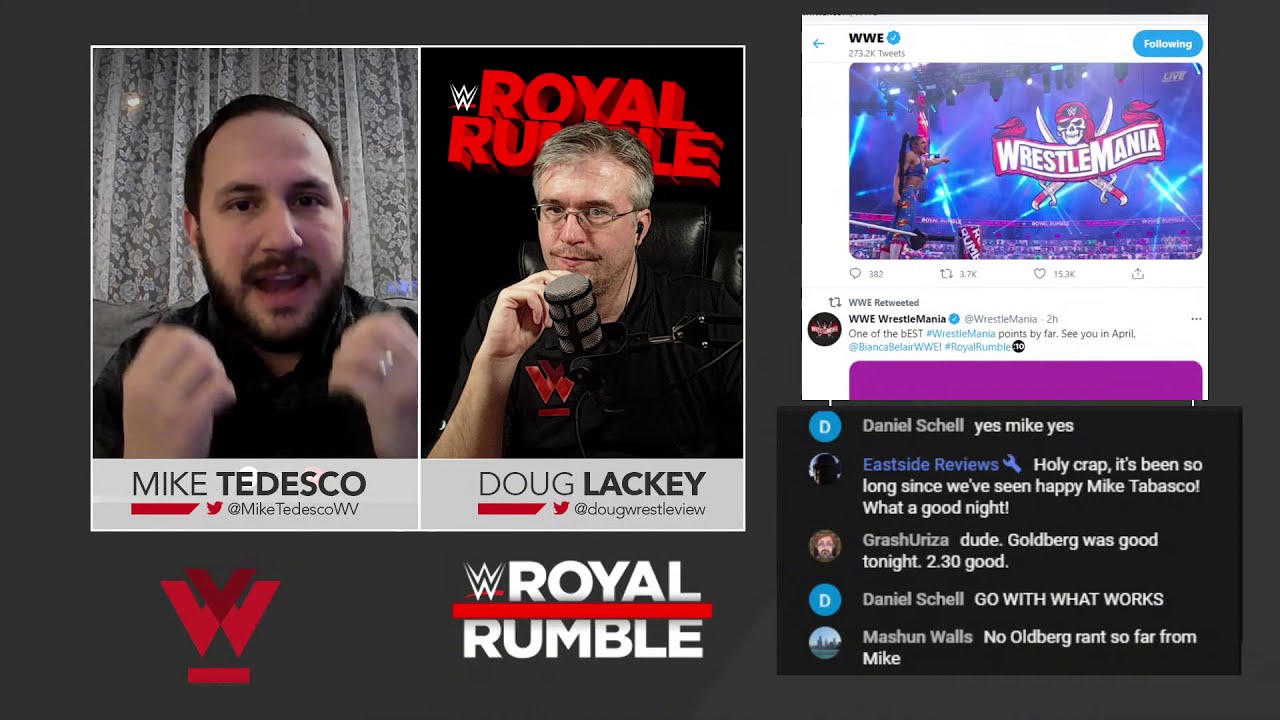 Wrestleview Live #86: WWE Royal Rumble 2021 Results and Review