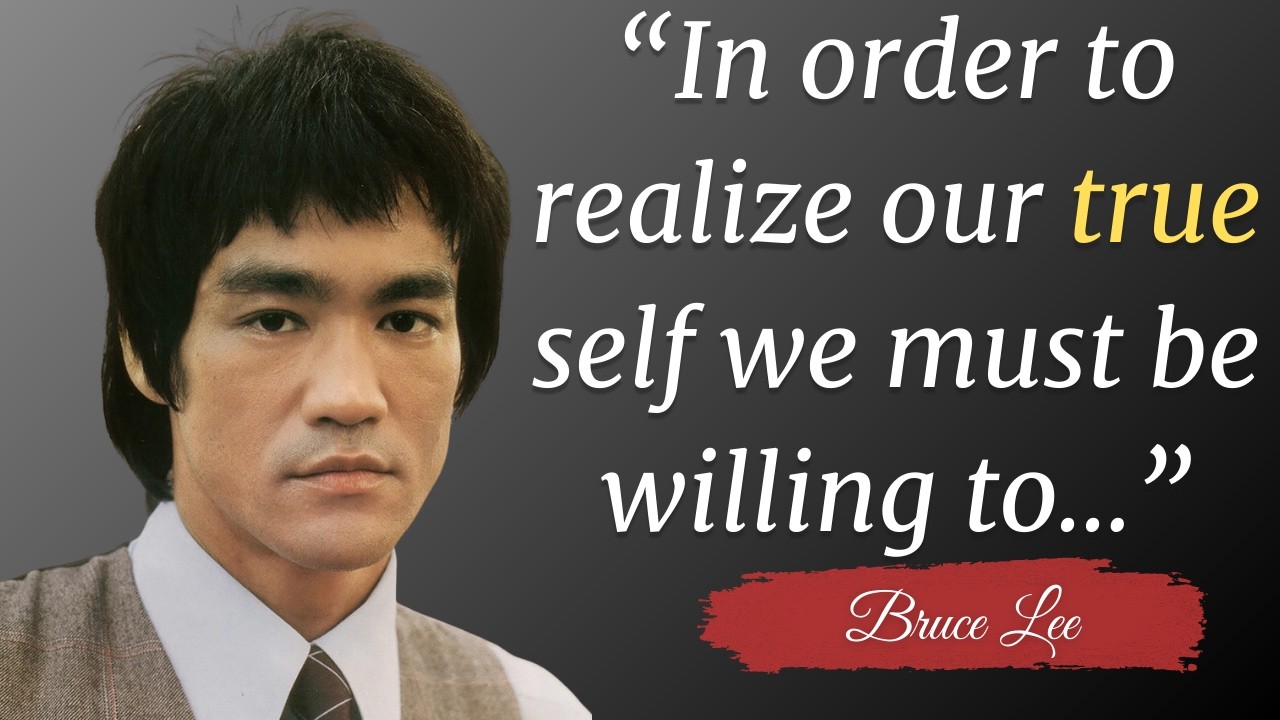 Bruce Lee motivational quotes will fix 93% of your problems | Part 1/3
