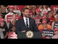 VP JD Vance speaks at Republican rally in western Iowa