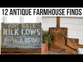 12 Antique Farmhouse Home Décor Finds Styled in Our Home