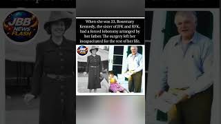 🧠⚡ A forced lobotomy that silenced a Kennedy sister. #RosemaryKennedy #MedicalEthics #NeverForget