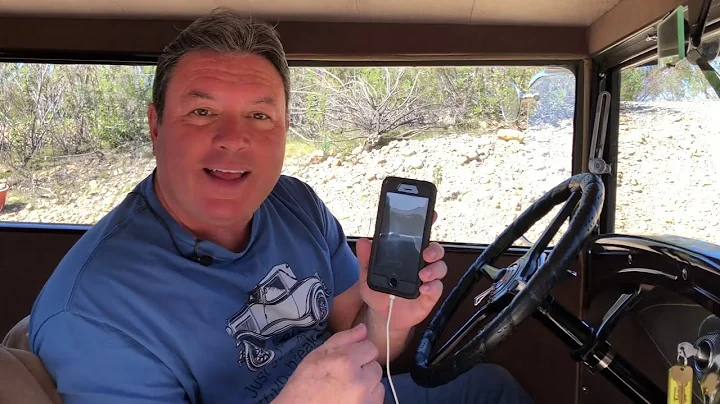 How to charge cellphone in a Ford Model A with 6-v...