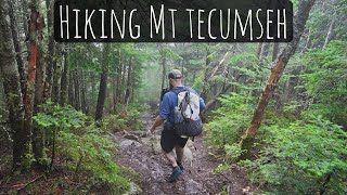 Mt Tecumseh Moody Gloomy Day Hike | Hiking the White Mountain of New Hampshire