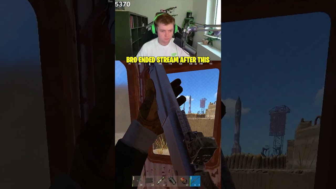 Bro ended the stream 💀😭 #oilrats #rust #shorts
