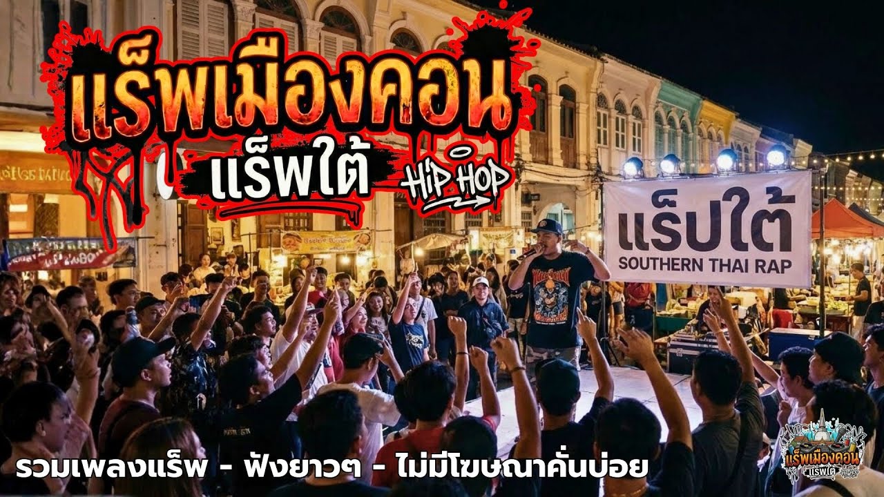 รวมเพลงแร็พใต้【LONGPLAY】ใหม่ล่าสุด ฟังเพลินยาวๆไม่มีโฆษณาคั่นบ่อย - Vol.1