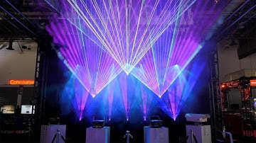 Audience Scanning Laser Show with Beam Brush® | LDI 2021