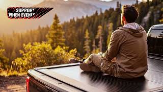 Westin Automotive Manual Retractable Tonneau Cover | Low-Profile, Secure, 500 LB Capacity