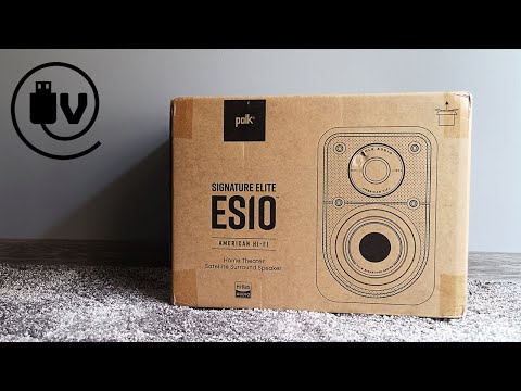 Polk Audio Signature Elite Series ES10 Satellite Speaker - The Unbox Minute (English Version)