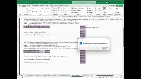 Pretty Rollovers for Excel with Proper Tooltips and Macros that act like Buttons