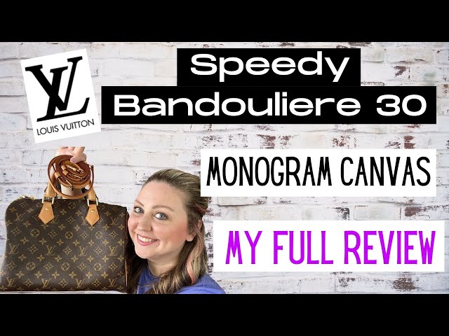 Louis Vuitton Bandouliere 30 Monogram Review,Speedy B 30,How I organize my  bag?,Modelling shots 