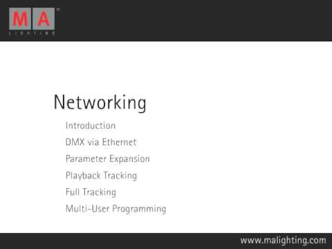 manchester united grandMA | Tutorial Chapter 11.0 [EN] | Networking