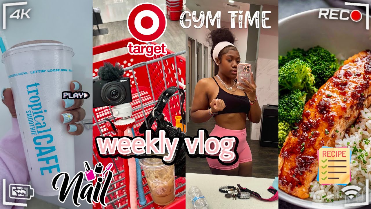 3 Day VLOG Work out class, cooking, running errands,nails etc. YouTube