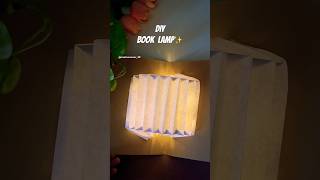 DIY Paper book Lamp✨✨ #shorts #shortsfeed #diy
