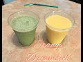 Orange Dreamsicle SMOOTHIE! And Orange Dreamsicle Smoothie with Spirulina! Healthy and delicious!