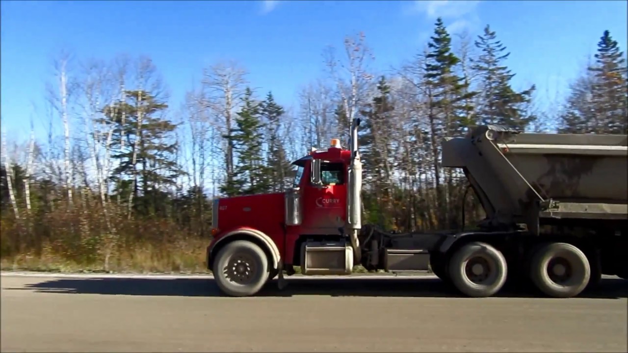 Dump Truckin' on a Busy Dirt Road - YouTube