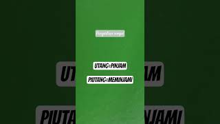 Pengertian simpel utang dan piutang #indonesia #utangpiutang