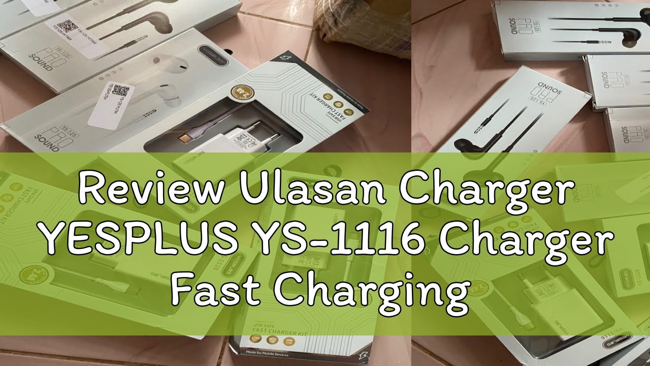 Review Ulasan Charger YESPLUS YS-1116 Charger Fast Charging 2.4A  Smart Charger & Fast Cable
