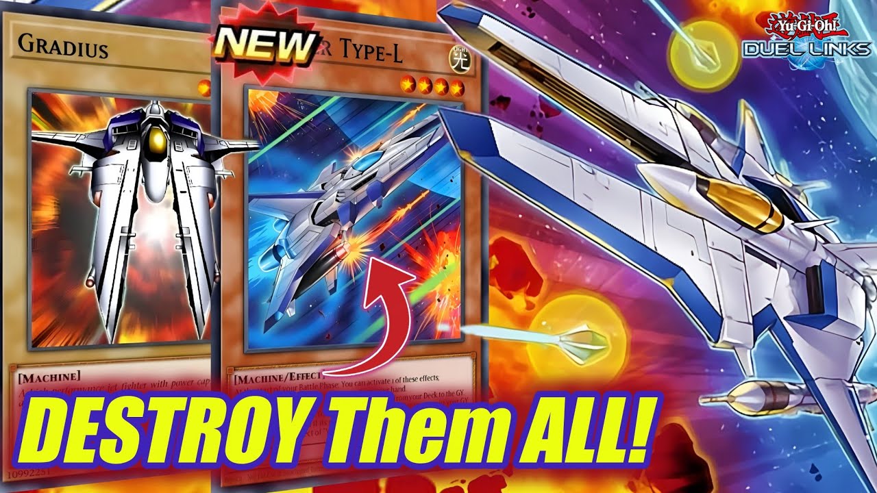 This NEW GRADIUS Deck is SURPRISINGLY STRONG! NEW SUPPORT & SKILL are  GREAT! [DUEL LINKS]