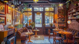 Relaxing Jazz Music  Smooth Piano Jazz Music in Cozy Classic Coffee Shop Ambience for Study, Work